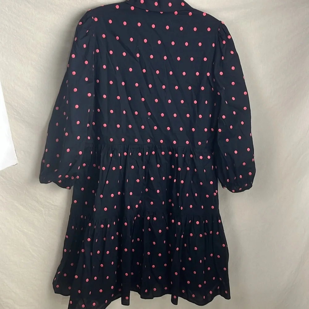 Kate spade medium  Polka Dot Dress - Navy and Pink - Picture 7 of 7